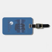 月光-くねり、オレゴンのくま ラゲッジタグ (正面横)