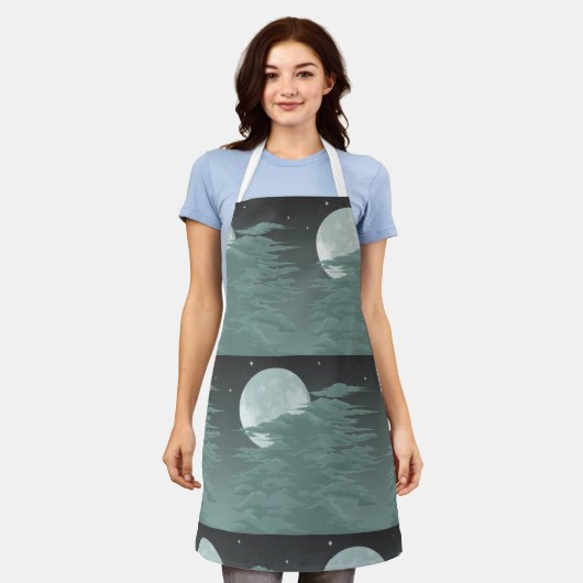 月光 エプロン (着用した状態)