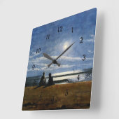 月光 スクエア壁時計 (傾斜)