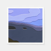 月光 スタンダードカクテルナプキン (正面)