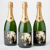 月光 スパークリングワインラベル (ボトル)