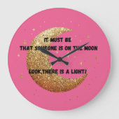 月光 ラージ壁時計 (正面)