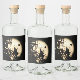 月光 リキュールボトルラベル