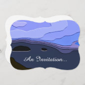 月光 招待状 (正面/裏面)