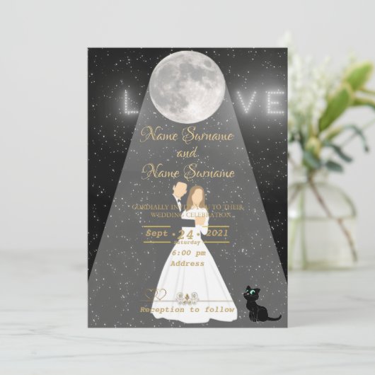 月光 招待状 (スタンド正面)