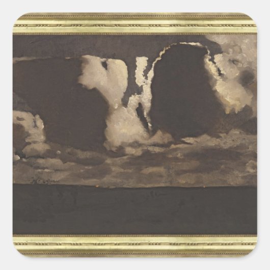 月光， 1887 スクエアシール (正面)