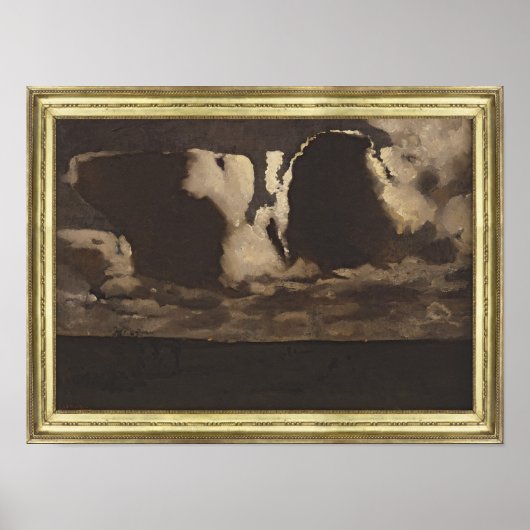 月光， 1887 ポスター (正面)