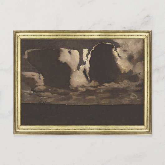 月光， 1887 ポストカード (正面)