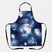 月光 | Moon Phases in Sky Clouds エプロン (正面)