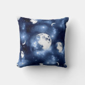 月光 | Moon Phases in Sky Clouds クッション (正面)