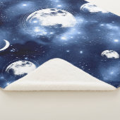 月光 | Moon Phases in Sky Clouds シェルパブランケット (3/4)