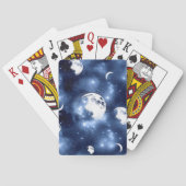 月光 | Moon Phases in Sky Clouds トランプ (裏面)