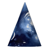 月光 | Moon Phases in Sky Clouds パーティーハット (左)