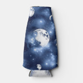 月光 | Moon Phases in Sky Clouds ボトルクーラー (正面)