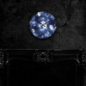月光 | Moon Phases in Sky Clouds ラウンド壁時計