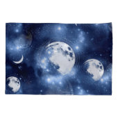 月光 | Moon Phases in Sky Clouds 枕カバー (裏面)