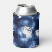 月光 | Moon Phases in Sky Clouds 缶クーラー (缶正面)