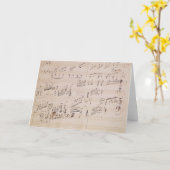 「月光Sonataのスコアシート カード (黄色い花)