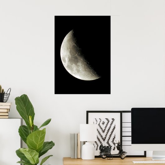 月写真 ポスター (ホームオフィス)