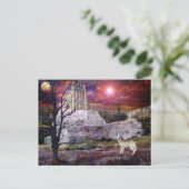 月凍ってい光 ポストカード (スタンド正面)