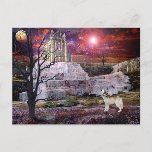 月凍ってい光 ポストカード (正面)