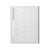 月単位カレンダー ノートパッド (回転)