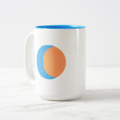 月及び日曜日PopArtCultureのマグ ツートーンマグカップ (正面左)