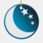 月及び星 セラミックオーナメント (裏面)