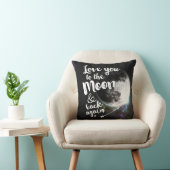 月及び背部に再度愛して下さい • 宇宙設計 クッション (椅子)