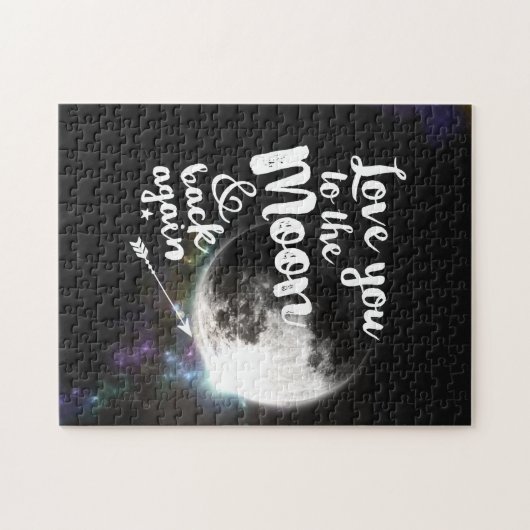 月及び背部に再度愛して下さい • 宇宙設計 ジグソーパズル (横)