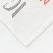 月及び背部ベビーのマイル標石毛布に愛して下さい フリースブランケット (角)