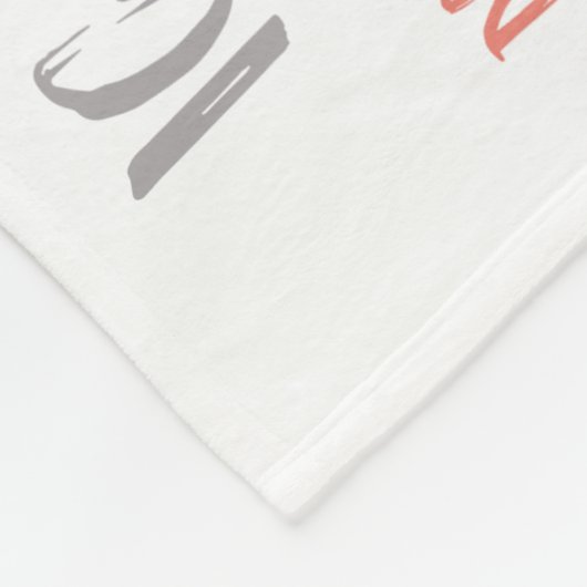 月及び背部ベビーのマイル標石毛布に愛して下さい フリースブランケット (角)