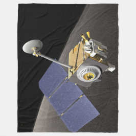 月周回軌道 フリースブランケット