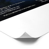 月四段の切断 ポスター (角)