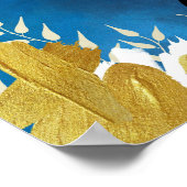 月壁アートの前のアフリカの黒い女性 ポスター (角)