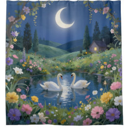 月夜のセレナーデ -  シャワーカーテン