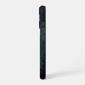 月夜のワタリガラス iPhone 16 カバー (左側面)