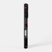 月夜のワタリガラス iPhone 16 カバー (右側面)