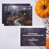 月夜の幽霊屋敷　ハッピー・ハロウィン シーズンカード