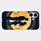月夜の恋人たちのシルエット Case-Mate iPhoneケース (裏面 (横))