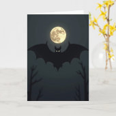 月夜の生き物の視線カード カード (黄色い花)