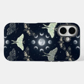 月夜の蛾のナイトフォンケース Case-Mate iPhoneケース (裏面 (横))