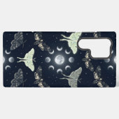 月夜の蛾の夜のスマホケース SAMSUNG GALAXYケース (裏面横)