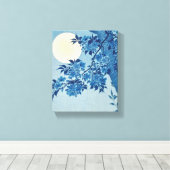 月夜の開花さくらんぼ – 大原小村 キャンバスプリント (インサイチュ (ウッドフロア))