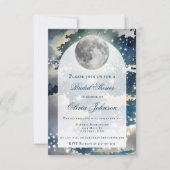 月夜スカイブライダルシャワー 招待状 (正面)