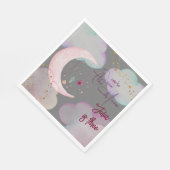 月夜空子供の誕生日 スタンダードランチョンナプキン (角)