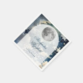 月夜空結婚の スタンダードカクテルナプキン (角)