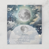 月夜空結婚の プレイスカード (外部開封)