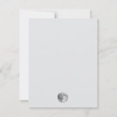 月夜空結婚の 出欠カード (裏面)