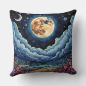 月夜空 クッション (裏面)